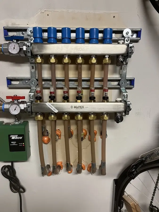 Plumber performing Gas Line Installation at a residential property in Tallulah